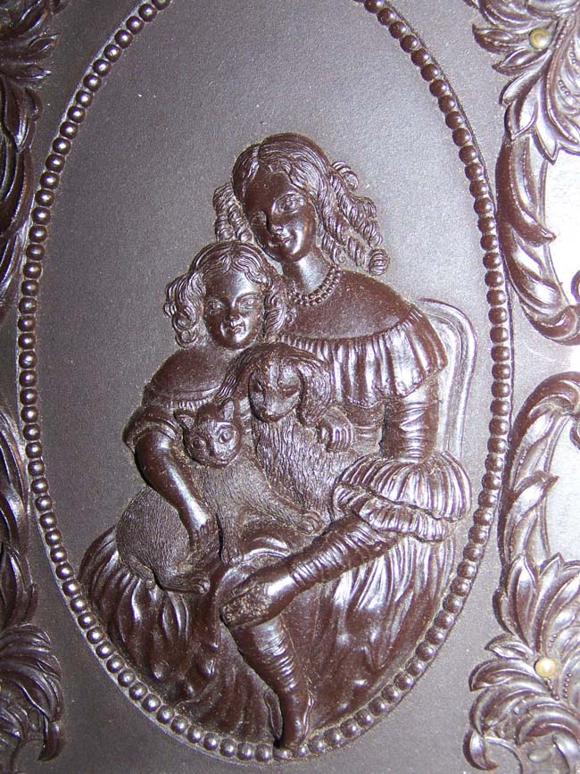 A Rare Four Photo Gutta Percha Case circa 1860 — image 2
